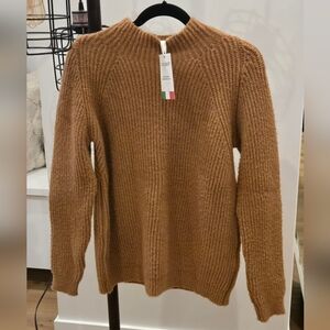 Cozy Tan Turtleneck Sweater